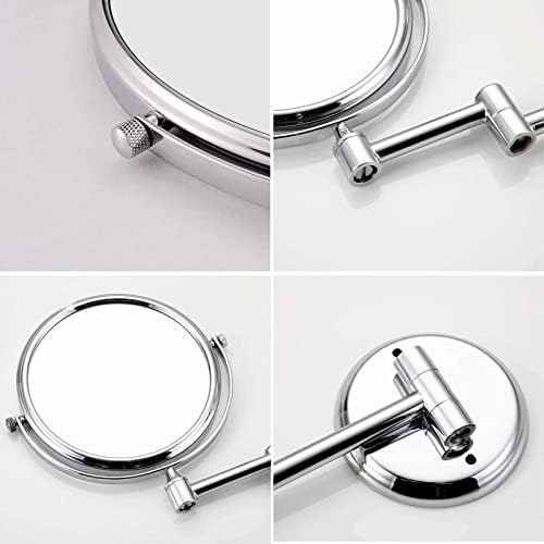 DEIHGE 8 Inch Double Sided Makeup Mirror with 360 Swivel and Magnification