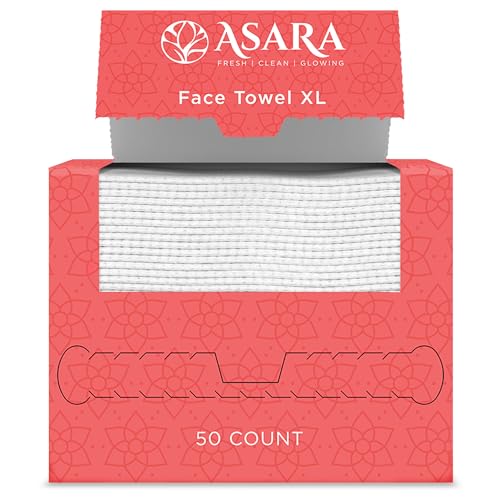ASARA XL Facial Wipes - Organic Vegan Biodegradable