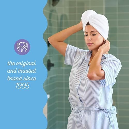 Turbie Twist 2-Pack Microfiber Hair Towel - Premium Travel Ready