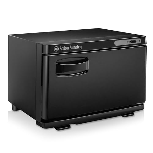 Salon Sundry Hot Towel Warmer Cabinet - Black
