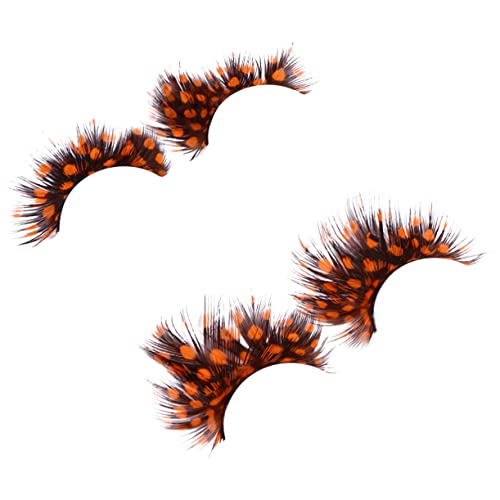 TOVINANNA 2Pairs Dramatic Exaggerated Halloween False Eyelashes