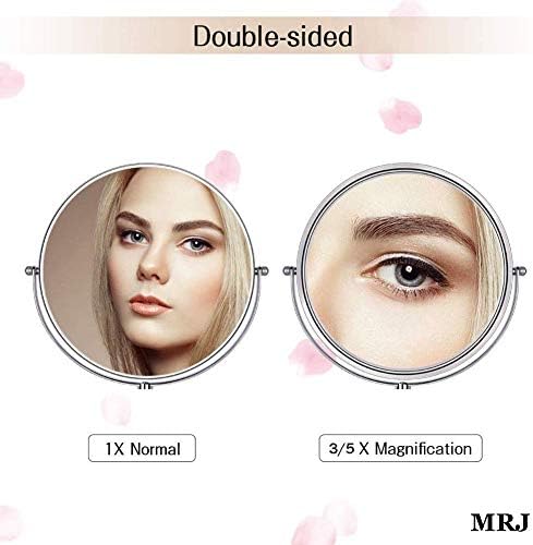 LCARY 8-Inch 3X Makeup Mirror 360Swivel