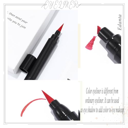 Edanta Matte Eyeliner Pen High Pigment C-Red