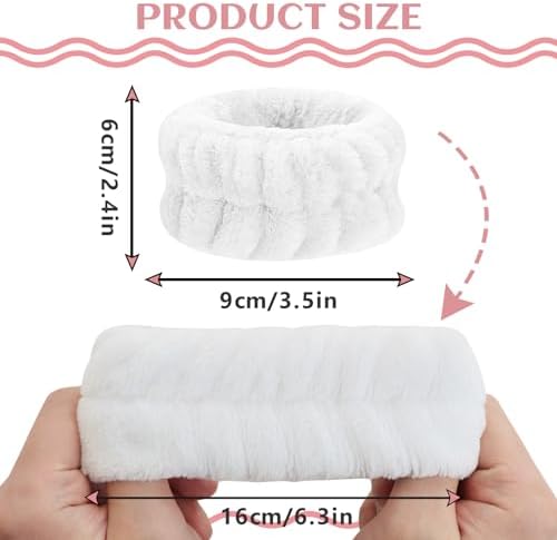 OROGHT Microfiber Wrist Towels for Face Washing 8Pcs Set