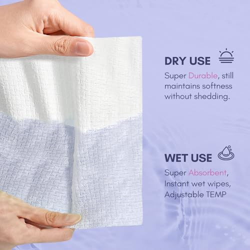PoeticEHome Extra Thick Disposable Face Towel 2-Pack