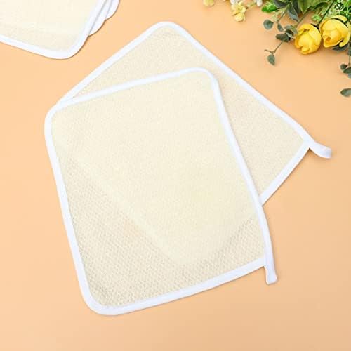 SOESFOUFU Exfoliating Bath Towel Set 5pcs