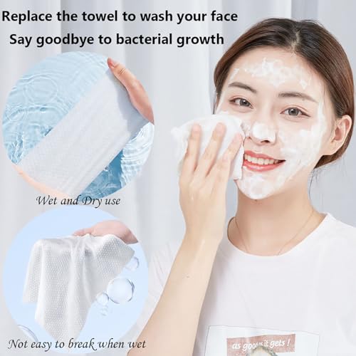 Hsxfl Disposable Face Towel 100 Count 4 Pack