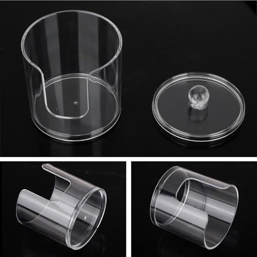 Tbestmax Clear Cotton Pads Holder with Storage