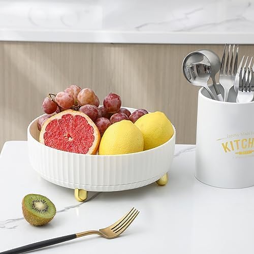 Anyoifax 360 Degree Rotating Makeup Organizer Tray