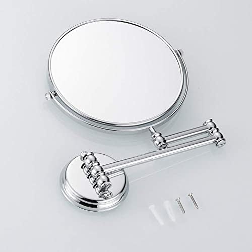 Double-Sided Swivel Makeup Mirror with 10X Magnification