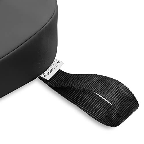 Saloniture Womens Comfort Cushion - Massage Table Wedge Bolster Pillow Black