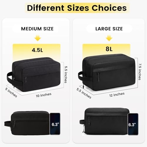 Vorspack Mens Toiletry Bag - Dopp Kit Travel Bag