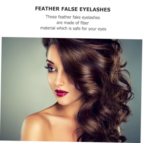 PartyKindom 2Pairs Exaggerated False Eyelashes for Halloween Costume Party