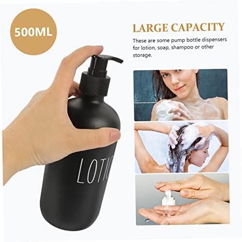 HAKIDZEL 2Pcs Refillable Shampoo Pump Dispenser 1