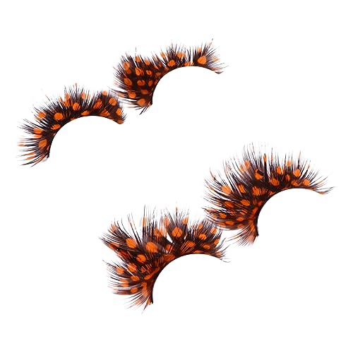 Ipetboom 2 Pairs Dramatic False Lashes for Parties and Performances