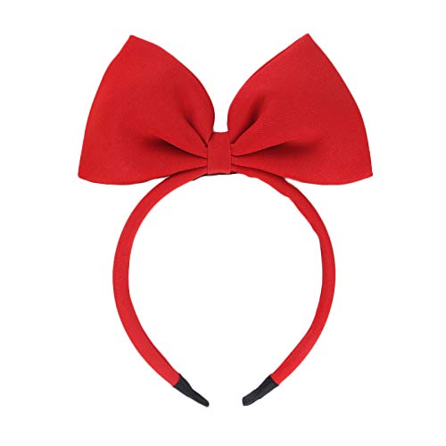 Large Red Bow Headband for Women Girls