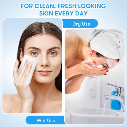 Beauntangly XL Biodegradable Face Towel 50 Ct