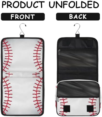 PATTERNFUL Baseball Pattern Travel Toiletry Bag