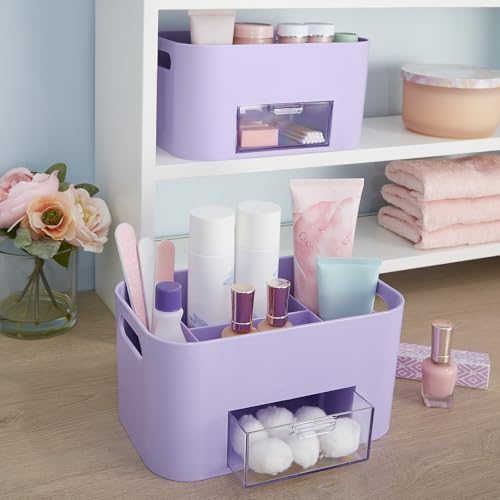 STORi Bliss Lilac Purple Makeup Organizer