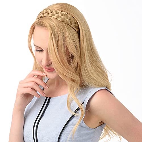 DIGUAN 5 Strands Synthetic Hair Braided Headband 1