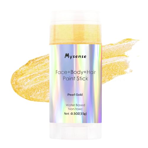 Mysense Pearl Gold Face Body Hair Paint Stick 05oz 1