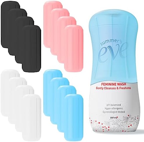 16 Pack Silicone Toiletry Sleeves Leak Proof