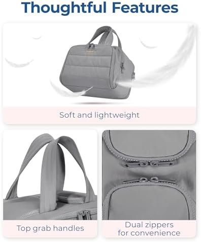 BAGSMART Travel Toiletry Bag Organizer with Handle
