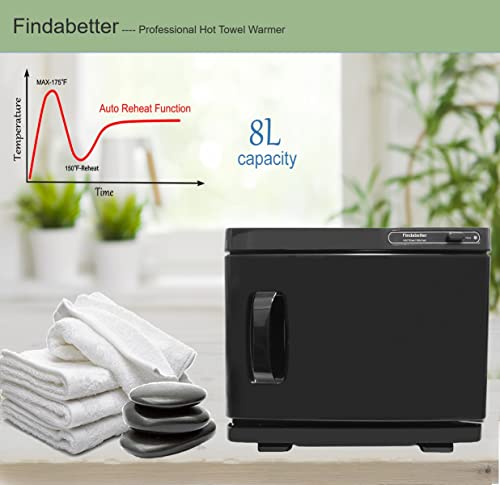 Hot Towel Warmer with 8L Capacity and Auto-Reheat