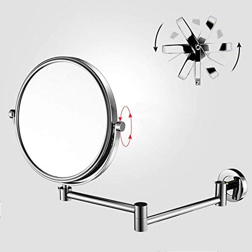 DEIHGE 8-Inch Wall Makeup Mirror with Magnification