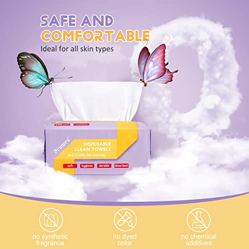 Primpro 100 Count Biodegradable Face Towels