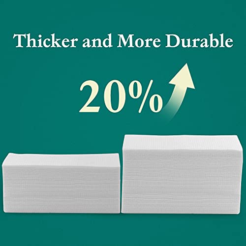 Upgraded Disposable Face Cloths 2 Pack - Thick Soft for Sensitive Skin