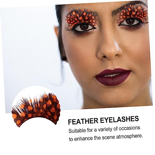 CTIRCHIU Halloween Costume Lashes Exaggerated Pair