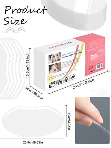 300 PCS EBANKU Face Eye Shields for Shower and Hairspray Protection