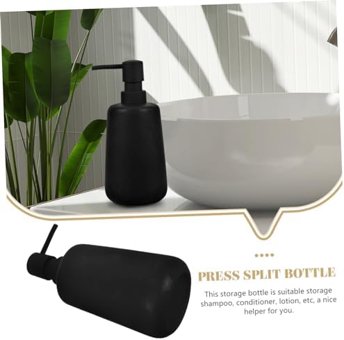 VALICLUD Ceramic Refillable Soap Dispenser for Shampoo Lotion and Hand Soap