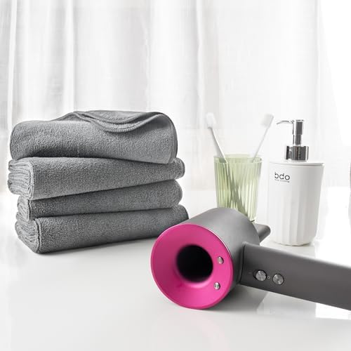 MICROFI New Microfiber Hair Drying Towels 4 Pack