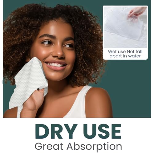 Ourmed Life Disposable Face Towels 60 Count Unscented 10x10 Inch