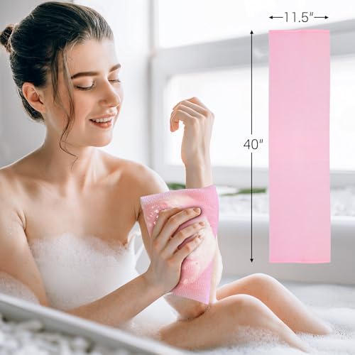 Yiclick Exfoliating Washcloth 3 Pack for Body Scrubbing