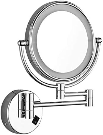 DEIHGE Vanity Mirror Wall Mounted LED Makeup Shaving Mirror Double Side