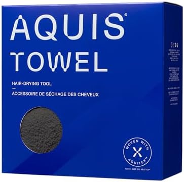 AQUIS Towel Hair-Drying Tool Ultra-Absorbent Recycled Microfiber