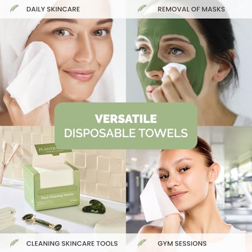 PLANTIFIQUE XL Face Towels 100 Biodegradable 1