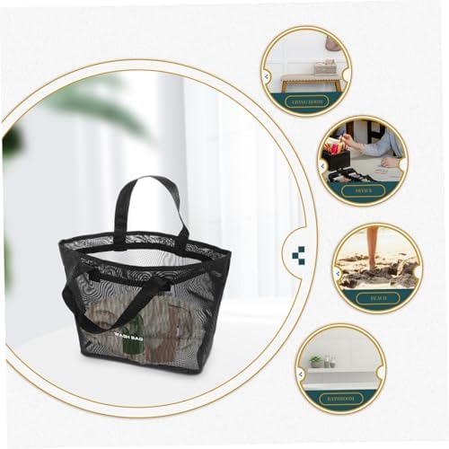 JECOMPRIS Hanging Mesh Toiletry Bag