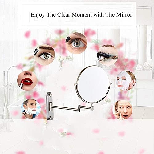 LCARY Wall Mounted Makeup Mirror with 35710x Magnification