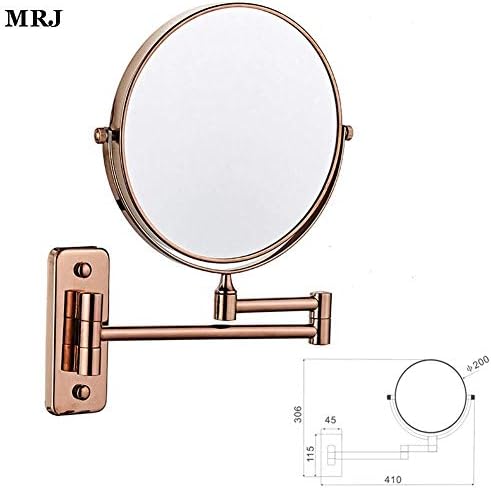 LCARY 8-Inch 3X Magnification Makeup Mirror
