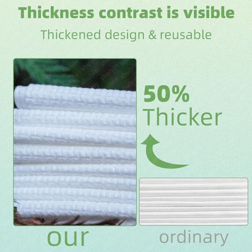 GENTLGLOW 3 Pack 210 Count Biobased Face Towels 8x8 Inches