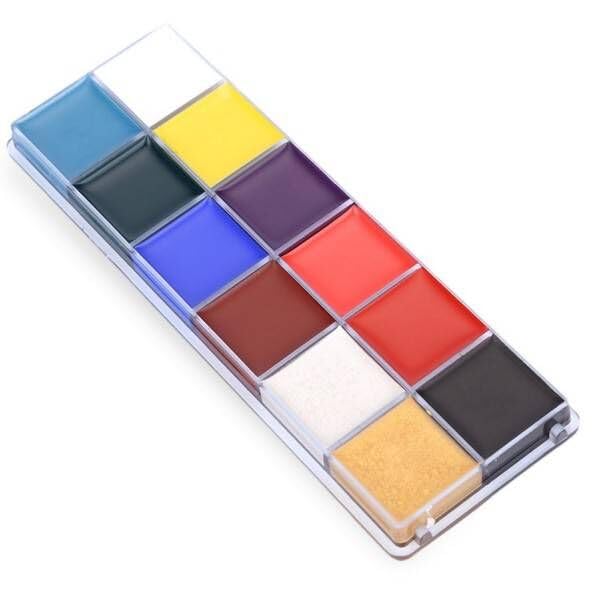 Koouood 12 Color Professional Body Paint Kit