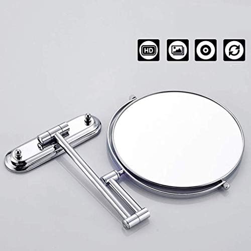 DEIHGE 6-Inch Double-Sided Makeup Mirror with 3x Magnification