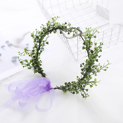 Vivivalue Adjustable Woodland Flower Crown Headband