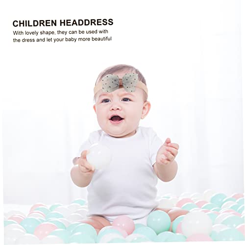 SUPVOX 3pcs Bowknot Flower Hairband Set for Kids