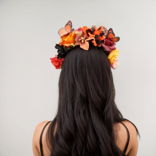 Elegant Butterfly Flower Headband for Women 1