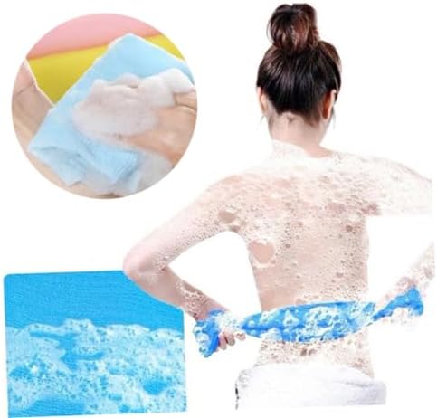 4PCS Long Exfoliating Bath Towel Back Scrubber for Men Women 1